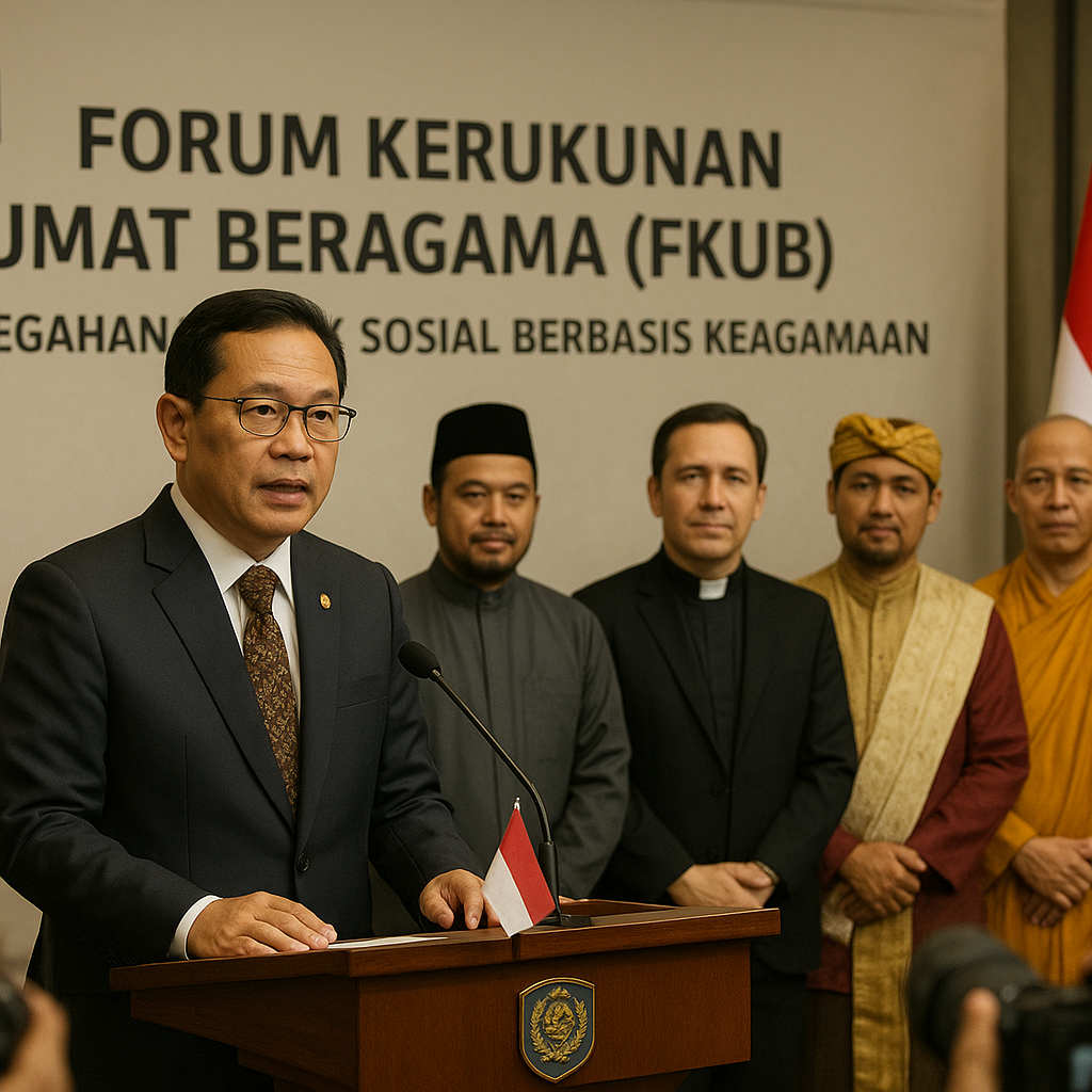 Mendagri Ingatkan Pentingnya Penguatan Forum Kerukunan Umat Beragama untuk Cegah Konflik Sosial