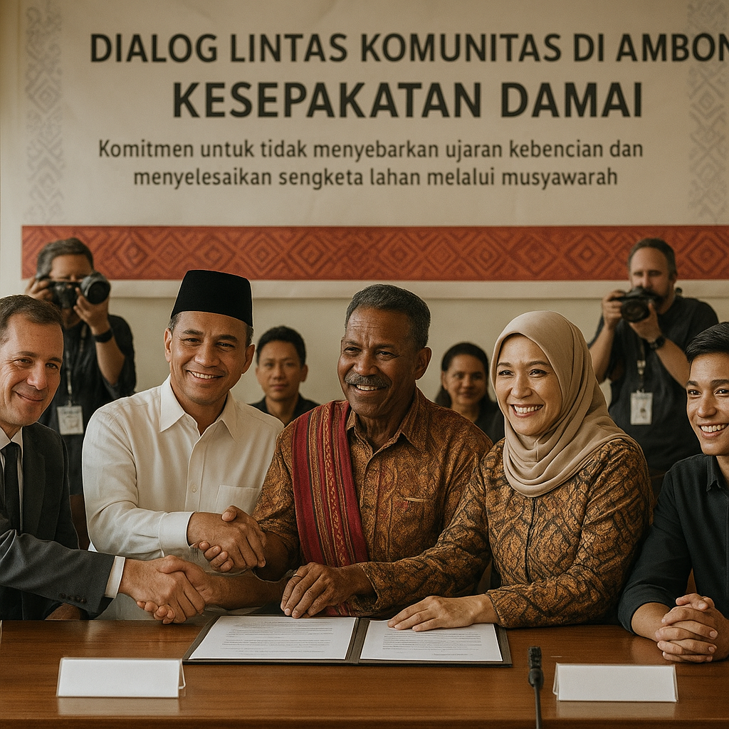 Dialog Lintas Komunitas di Ambon Capai Kesepakatan Damai, Perkuat Kerukunan