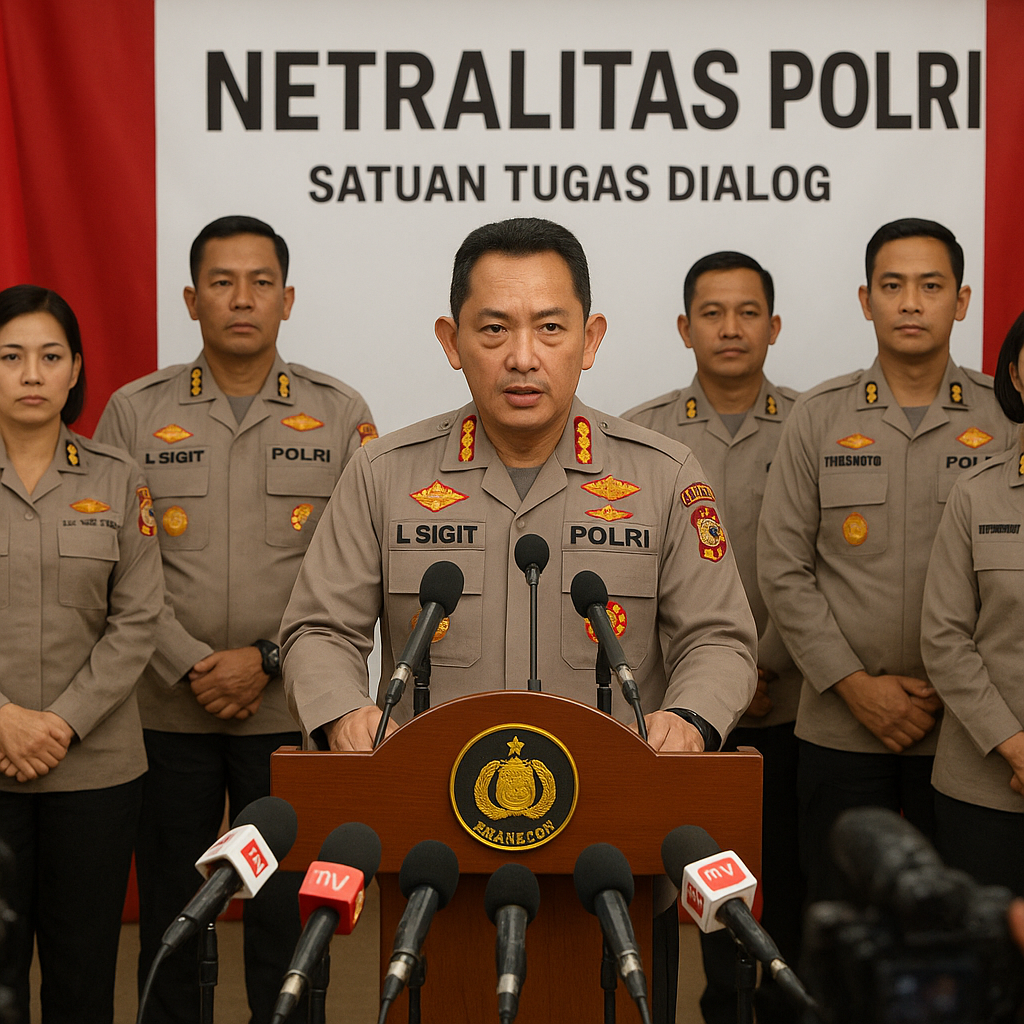 Kapolri Tekankan Netralitas Polri dalam Pengamanan Potensi Konflik Sosial