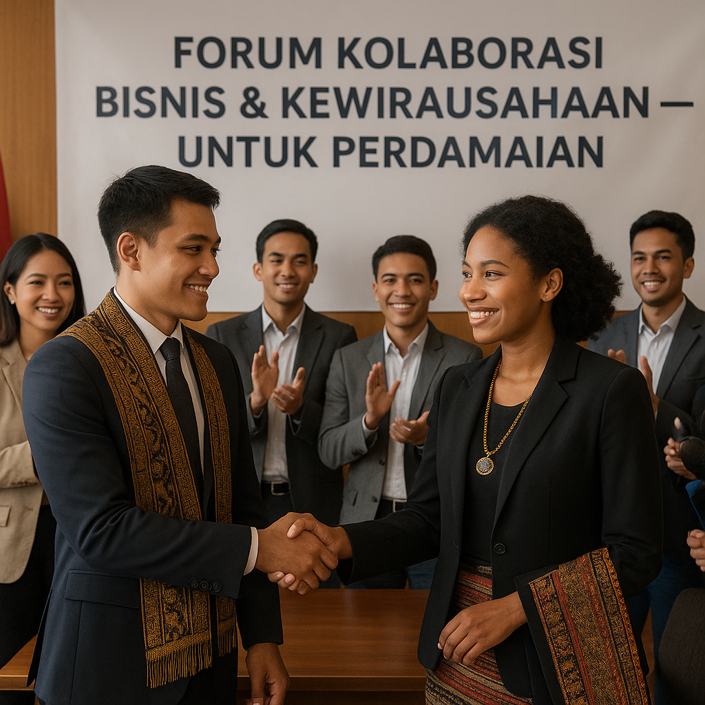 Tokoh Muda Aceh dan Papua Dukung Kolaborasi Bisnis untuk Perdamaian