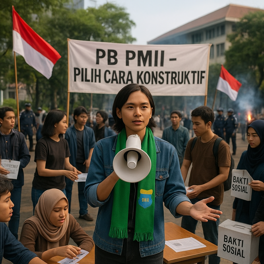 Demo Rawan Anarkisme, PB PMII Dorong Mahasiswa Pilih Cara Konstruktif