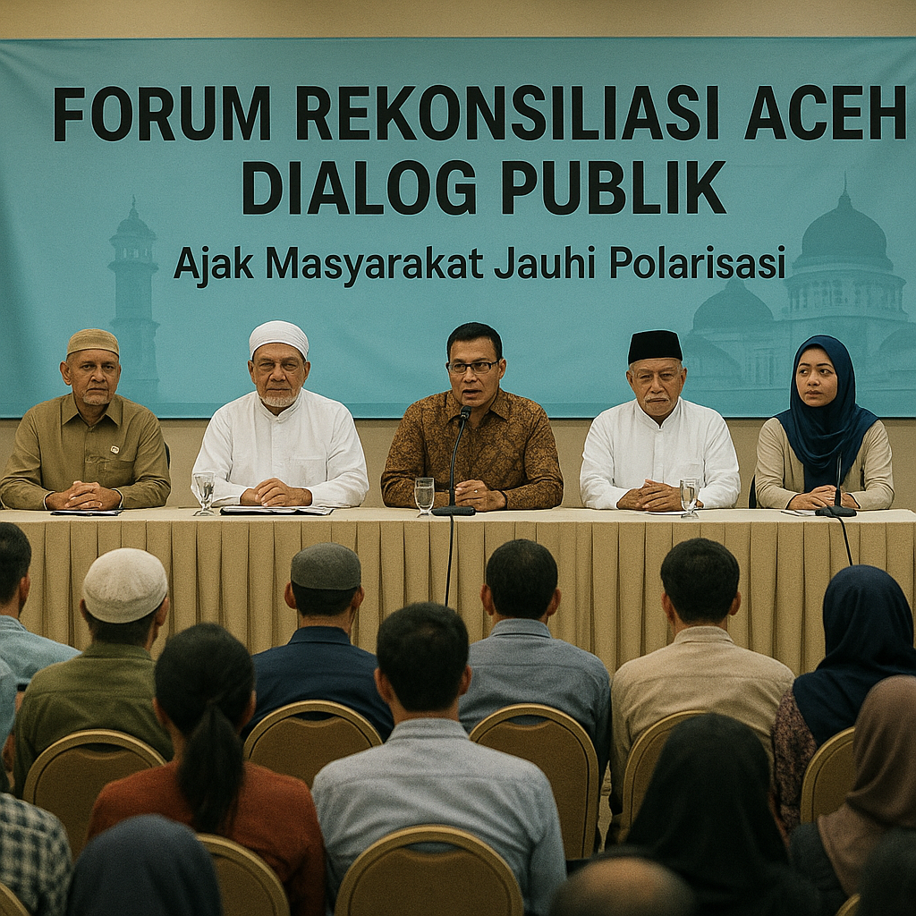 Forum Rekonsiliasi Aceh Gelar Dialog Publik, Ajak Masyarakat Jauhi Polarisasi