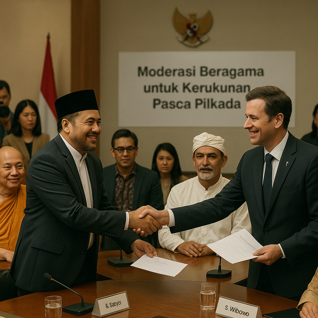 Pertemuan Tokoh Lintas Agama Bahas Peran Moderasi Jaga Kerukunan Pasca Pilkada
