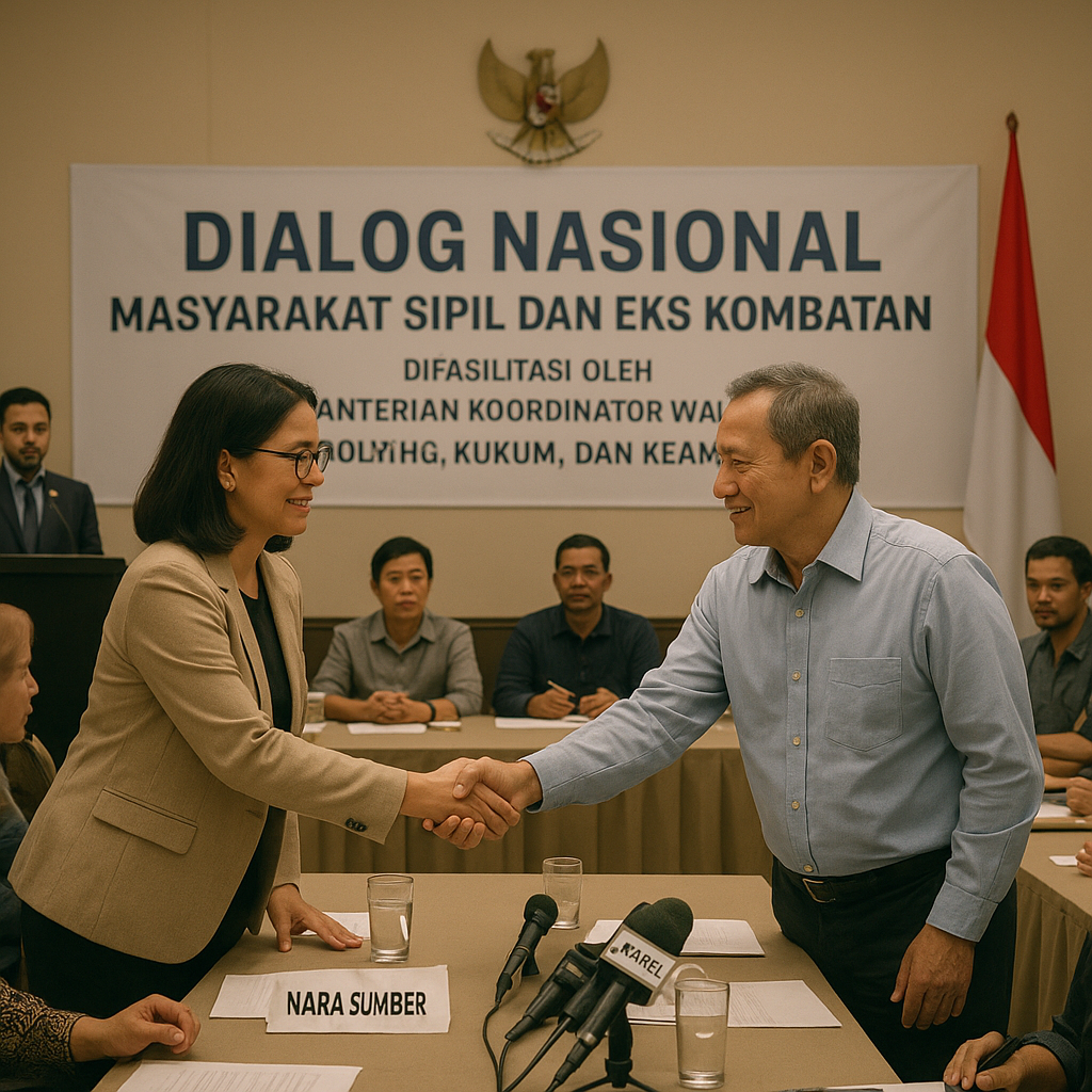 Pemerintah Fasilitasi Dialog Nasional Antara Kelompok Masyarakat Sipil dan Eks Kombatan