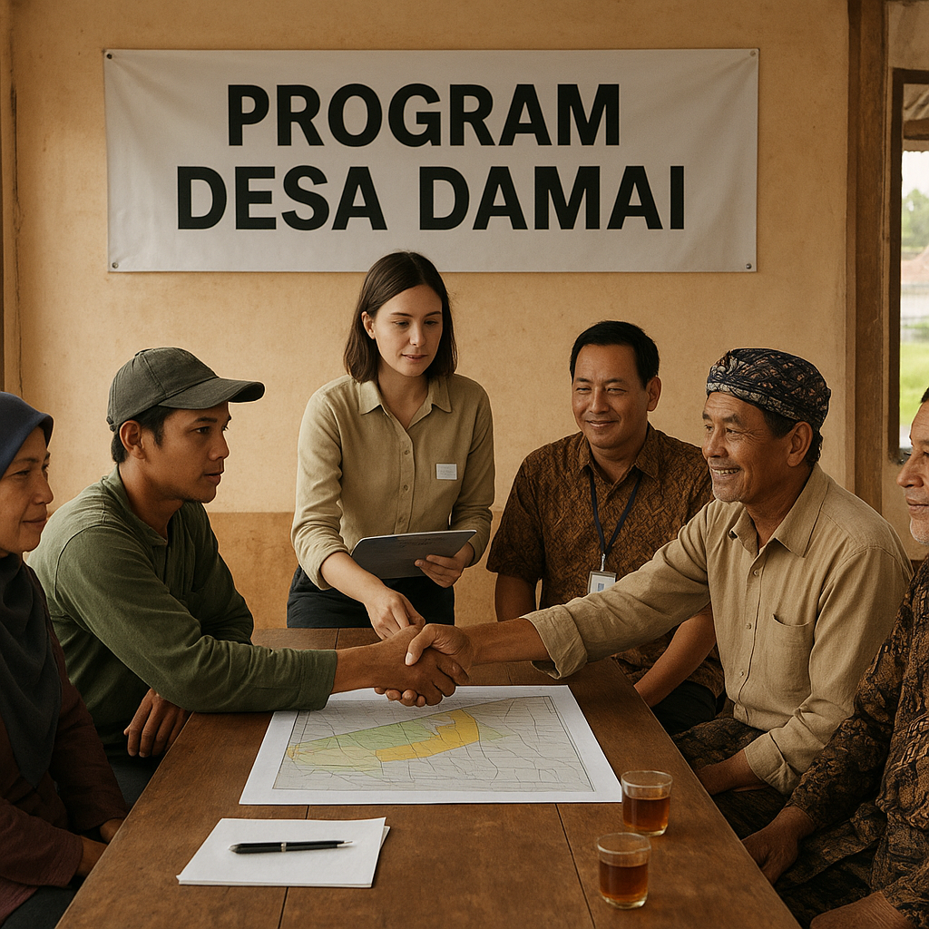 Program 'Desa Damai' di Jawa Barat: Mengatasi Konflik Landasan via Mediasi