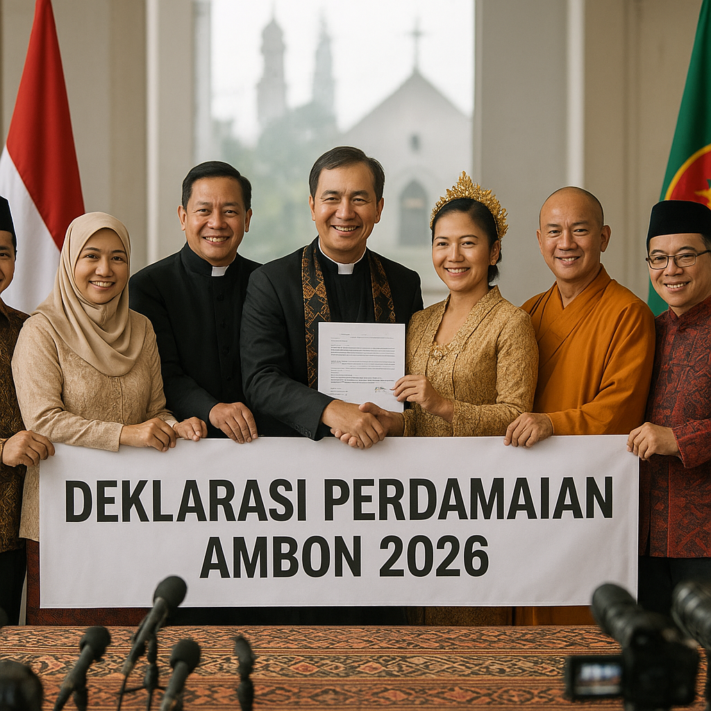 Dialog Lintas Agama di Ambon Hasilkan Deklarasi Perdamaian Bersama