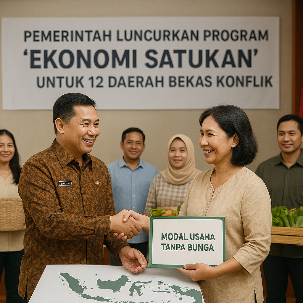 Pemerintah Luncurkan Program 'Ekonomi Satukan' untuk Daerah Bekas Konflik