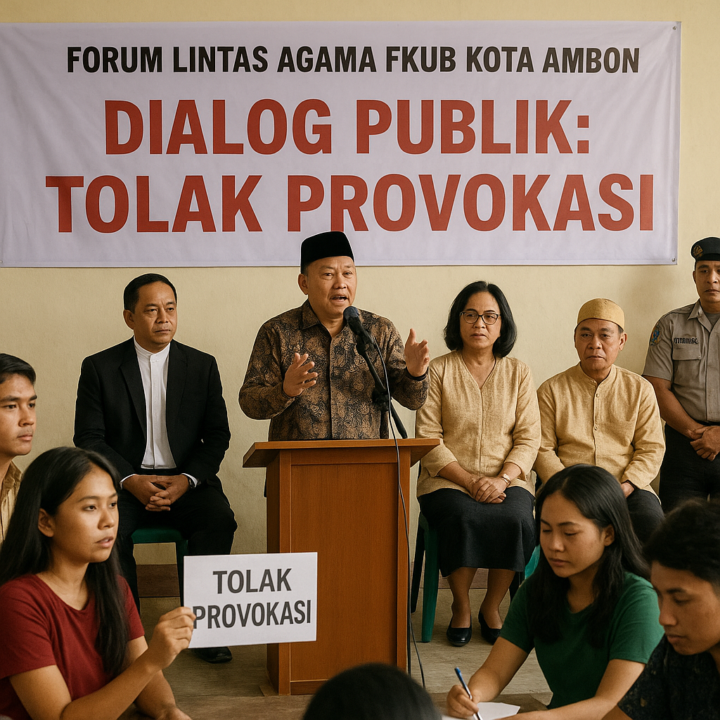 Forum Lintas Agama di Ambon Gelar Dialog Publik, Serukan Tolak Provokasi