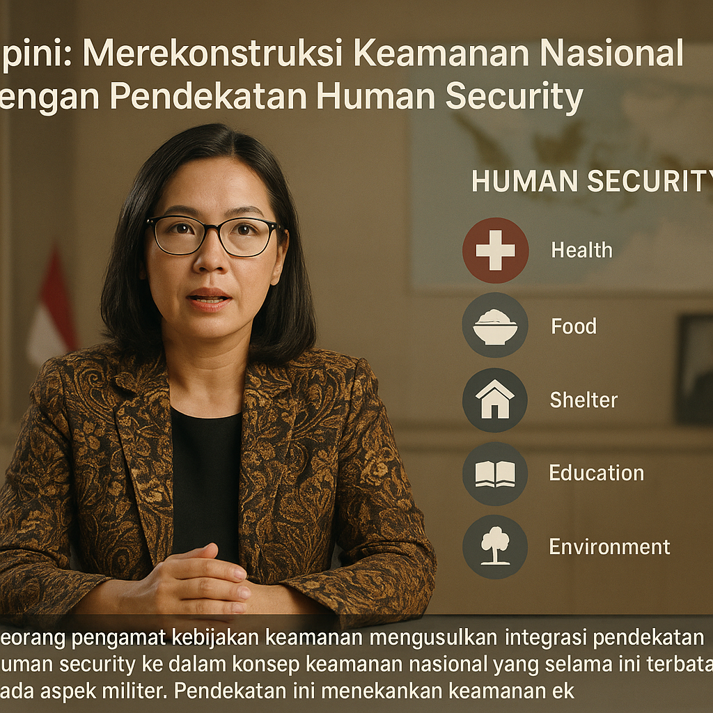 Opini: Merekonstruksi Keamanan Nasional dengan Pendekatan Human Security