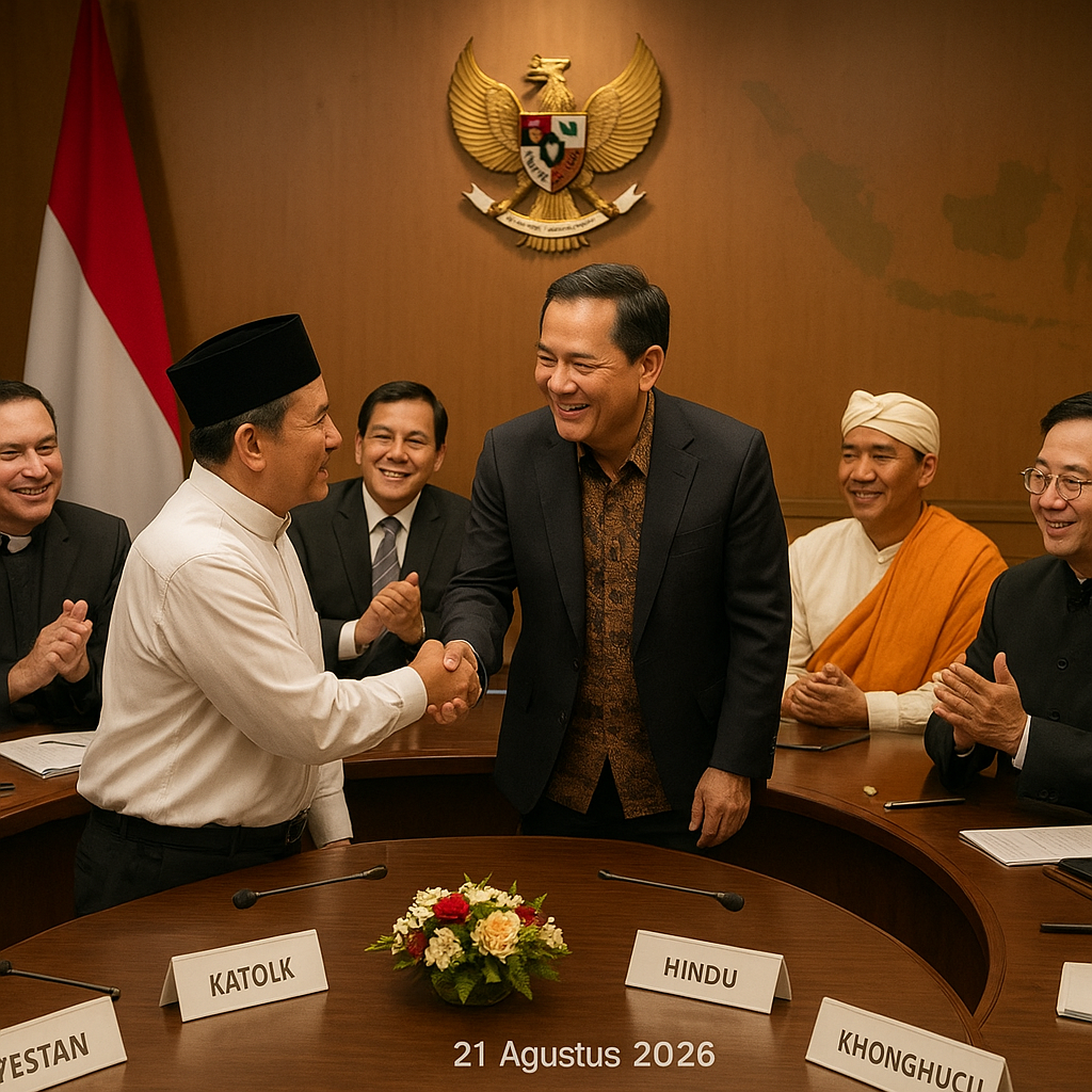 Pemerintah dan Tokoh Agama Sepakati Dialog Nasional untuk Perkuat Kerukunan