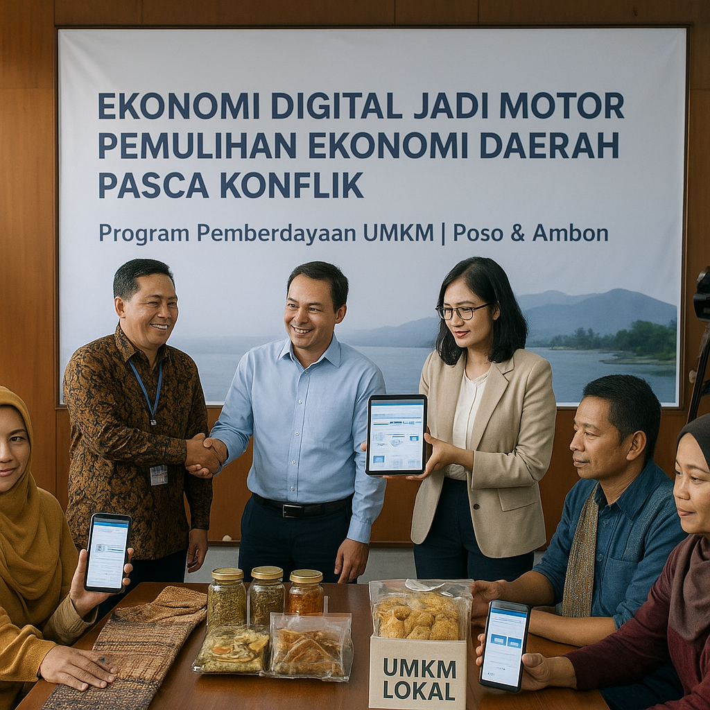Ekonomi Digital Jadi Motor Pemulihan Ekonomi Daerah Pasca Konflik