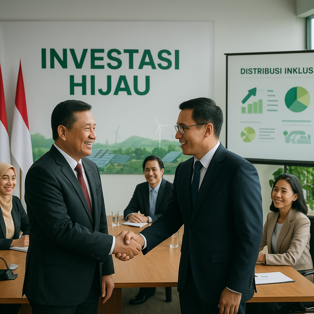 Pemerintah Dorong Investasi Hijau untuk Bangun Ekonomi Inklusif Pasca Pandemi