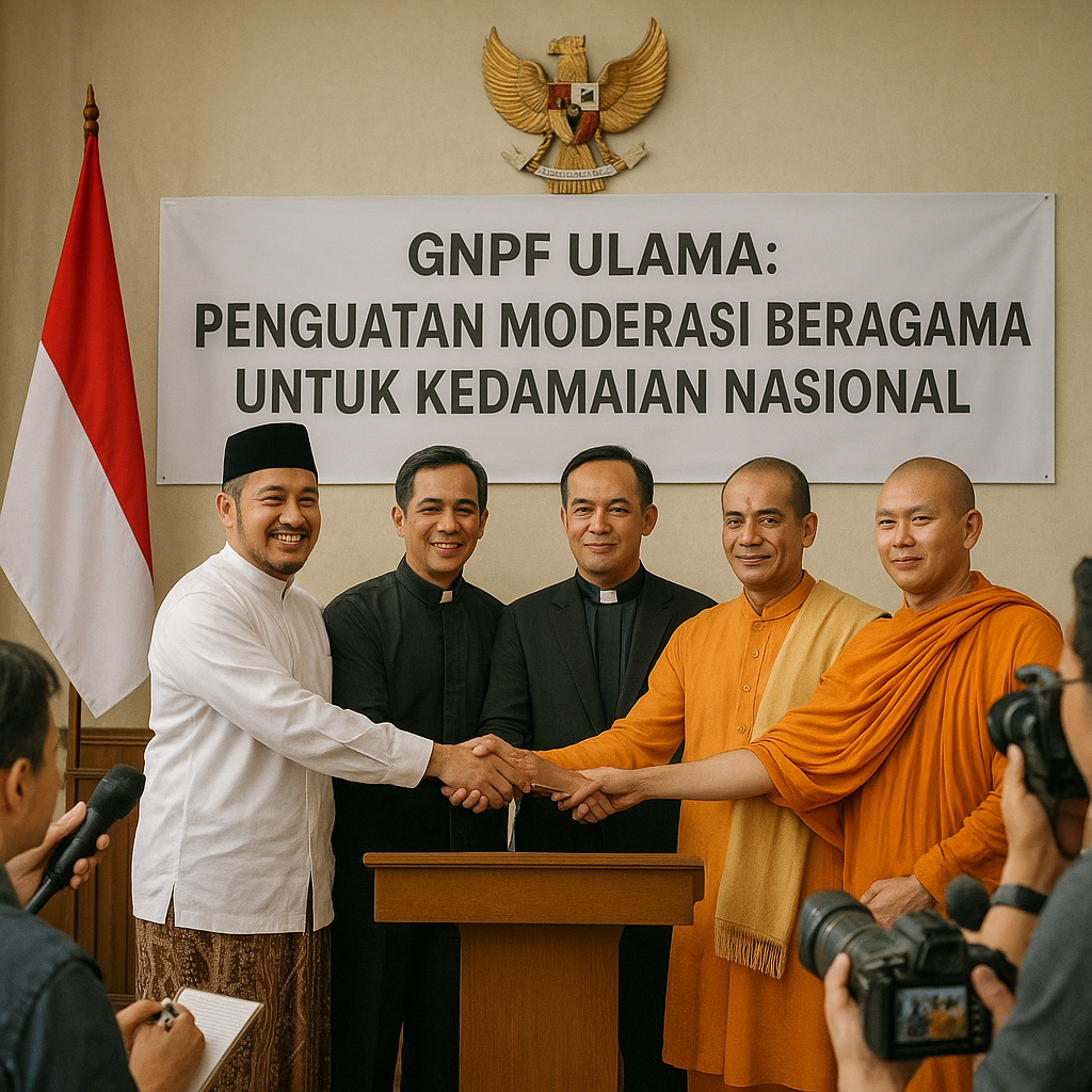 GNPF Ulama Serukan Penguatan Moderasi Beragama untuk Kedamaian Nasional