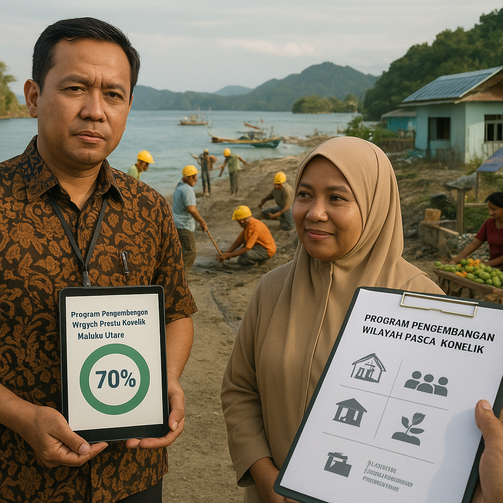 BAPPENAS: Program Pengembangan Wilayah Pasca-Konflik di Maluku Utara Capai 70%