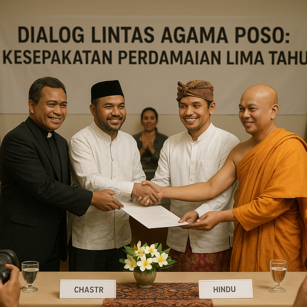 Dialog Lintas Agama di Poso Hasilkan Kesepakatan Perdamaian Lima Tahun