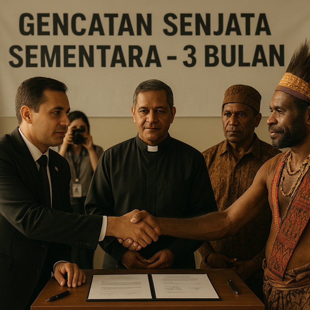Pemerintah dan Kelompok Separatis Papua Sepakati Gencatan Senjata Sementara