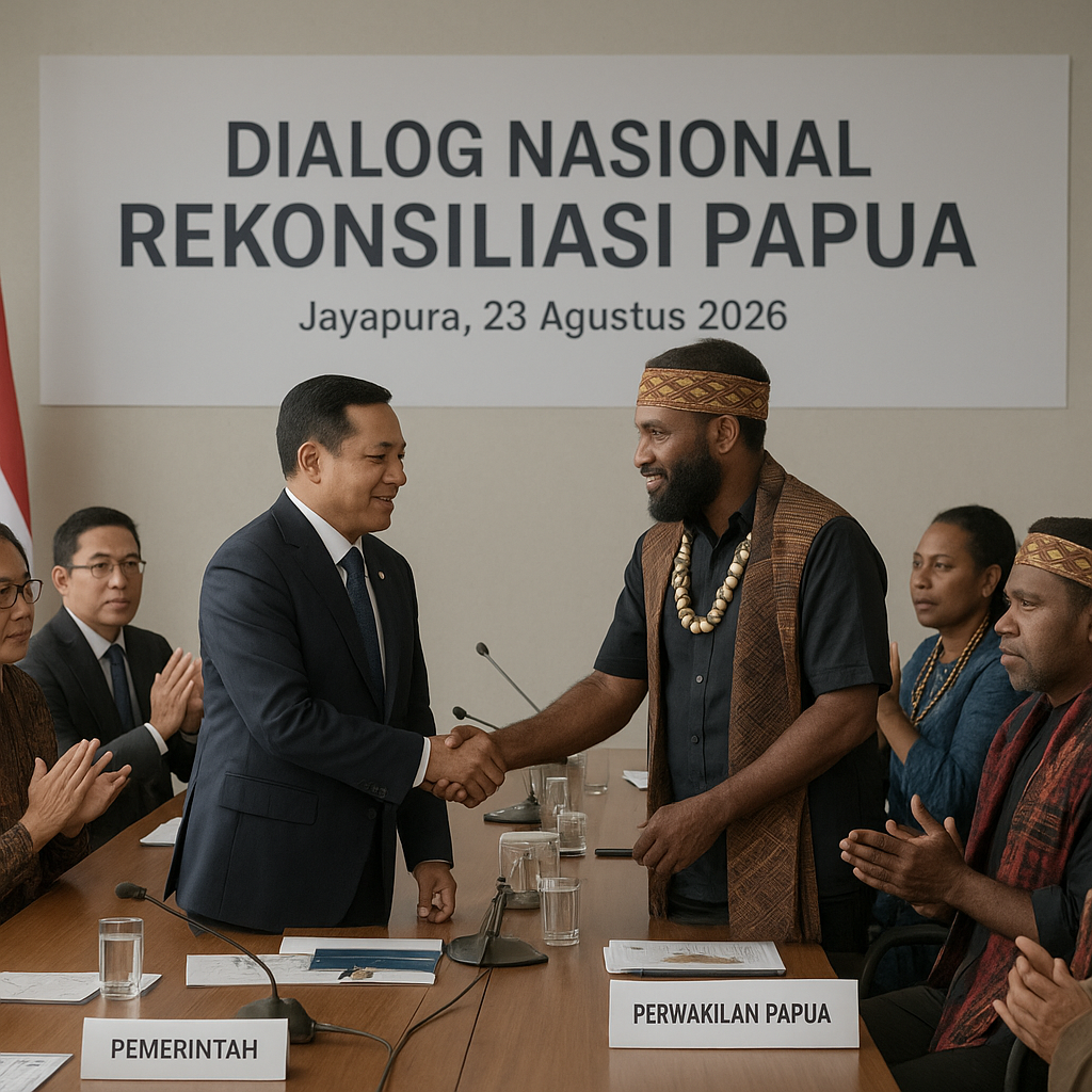 Dialog Nasional Rekonsiliasi Papua Dimulai di Jayapura