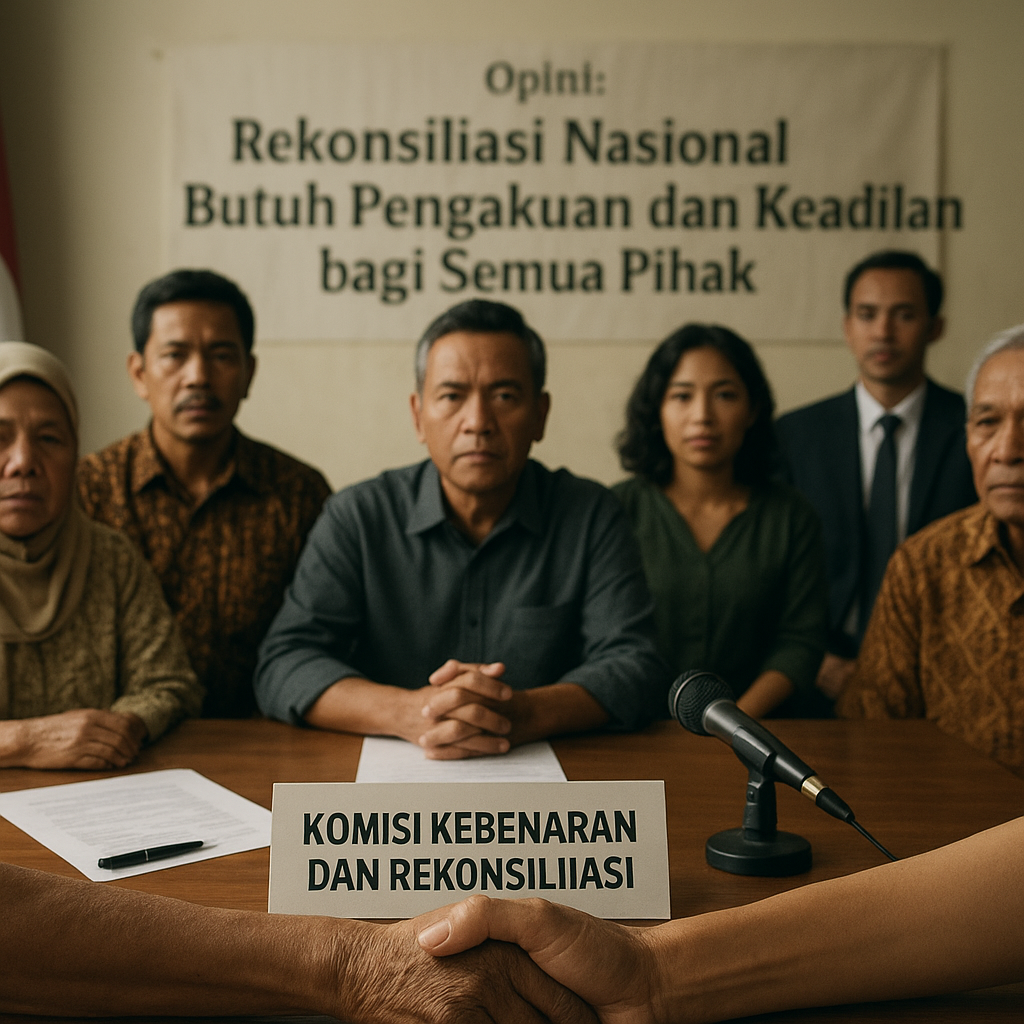 Opini: Rekonsiliasi Nasional Butuh Pengakuan dan Keadilan bagi Semua Pihak