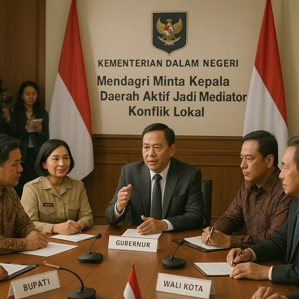Mendagri Minta Kepala Daerah Aktif Jadi Mediator Konflik Lokal, Jangan Dibiarkan Berkembang
