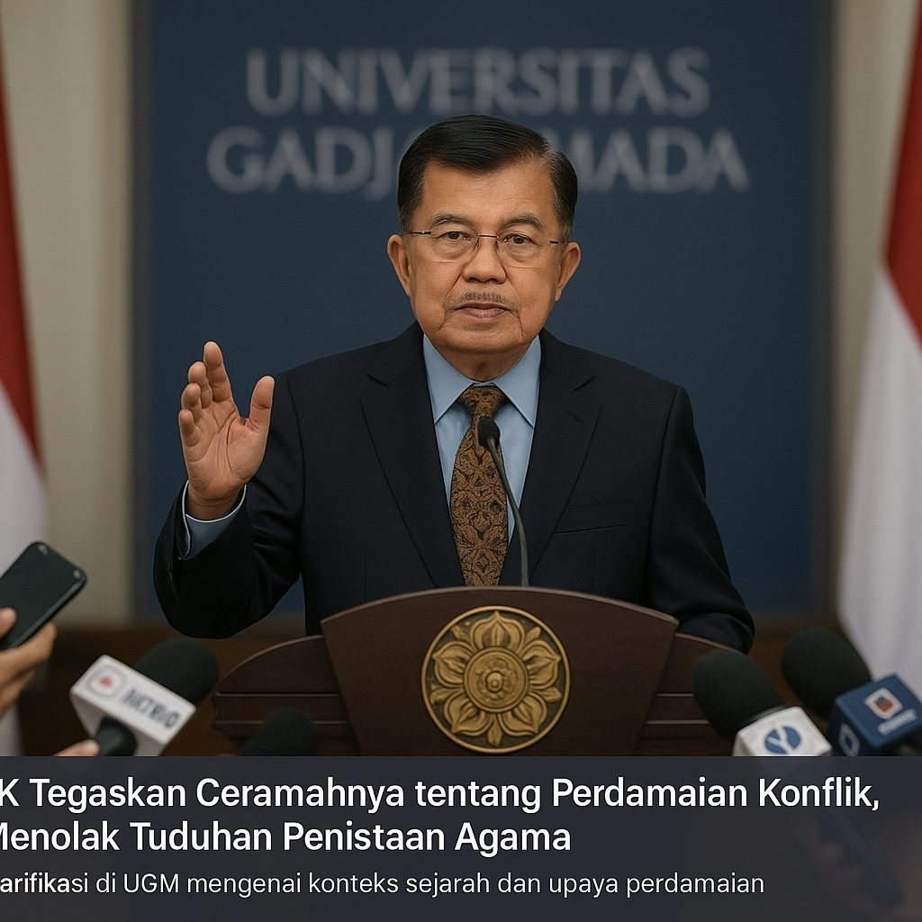 JK Tegaskan Ceramahnya tentang Perdamaian Konflik, Menolak Tuduhan Penistaan Agama