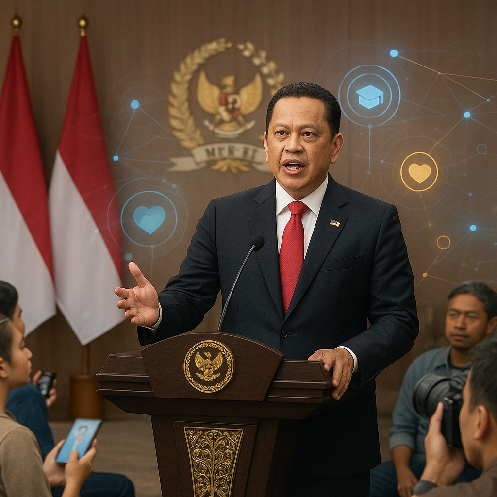 Ketua MPR: Gotong Royong Digital Bisa Perkuat Persatuan di Era Disrupsi
