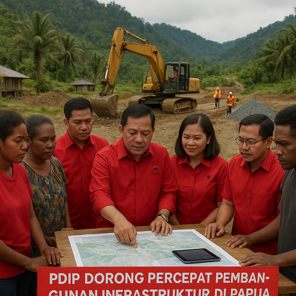 PDIP Dorong Pemerintah Percepat Pembangunan Infrastruktur di Papua untuk Kurangi Ketimpangan