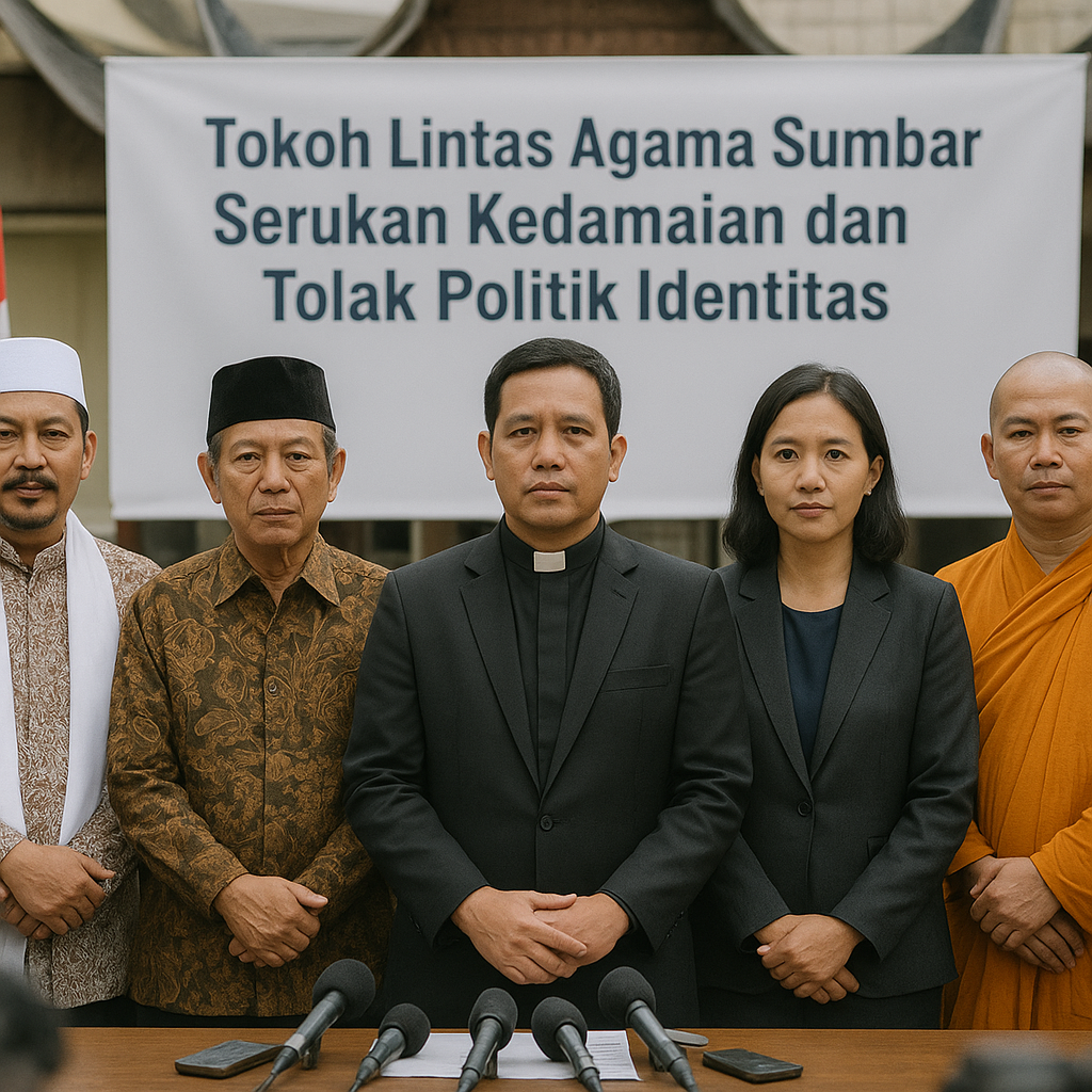 Tokoh Lintas Agama Sumbar Serukan Kedamaian dan Tolak Politik Identitas