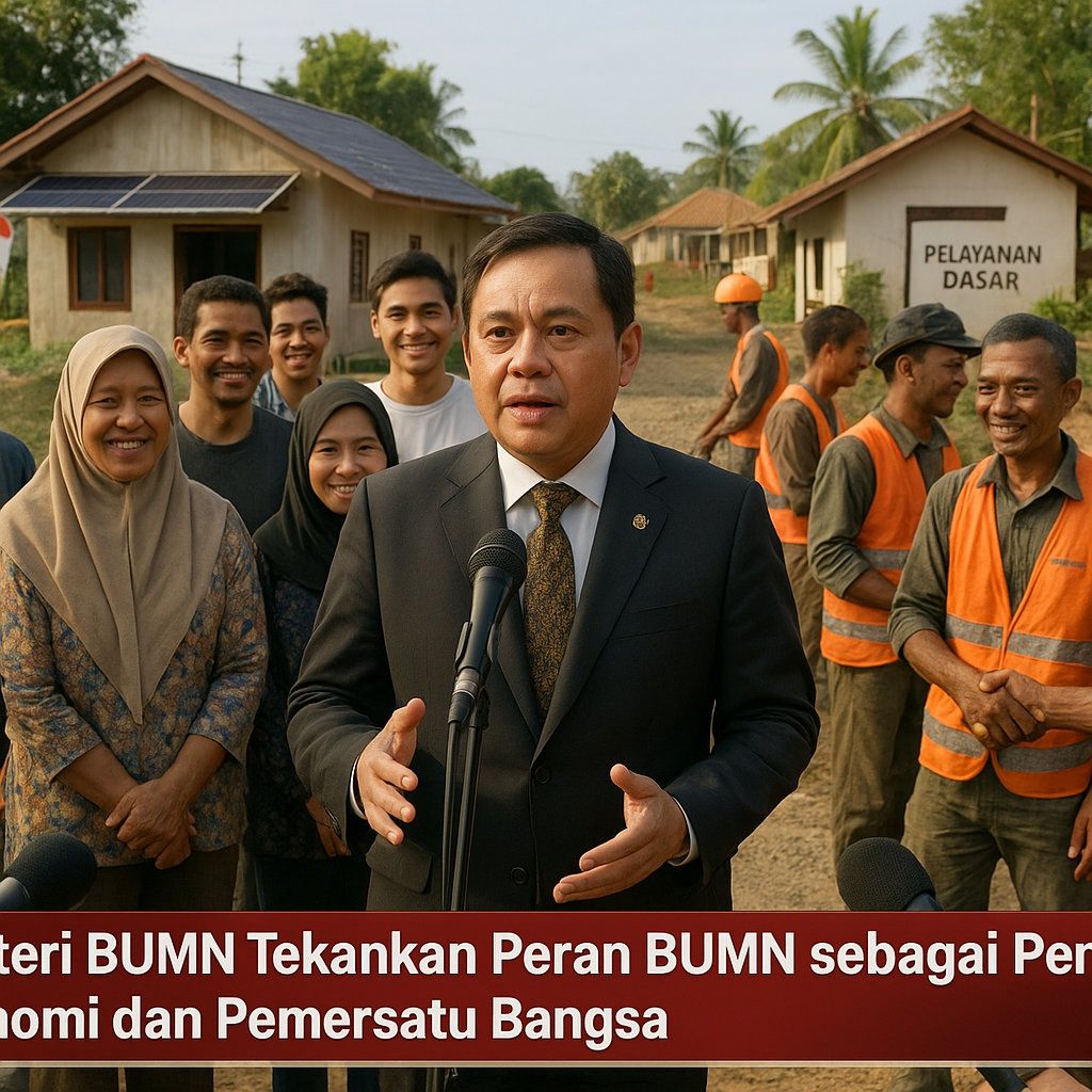 Menteri BUMN Tekankan Peran BUMN sebagai Perekat Ekonomi dan Pemersatu Bangsa