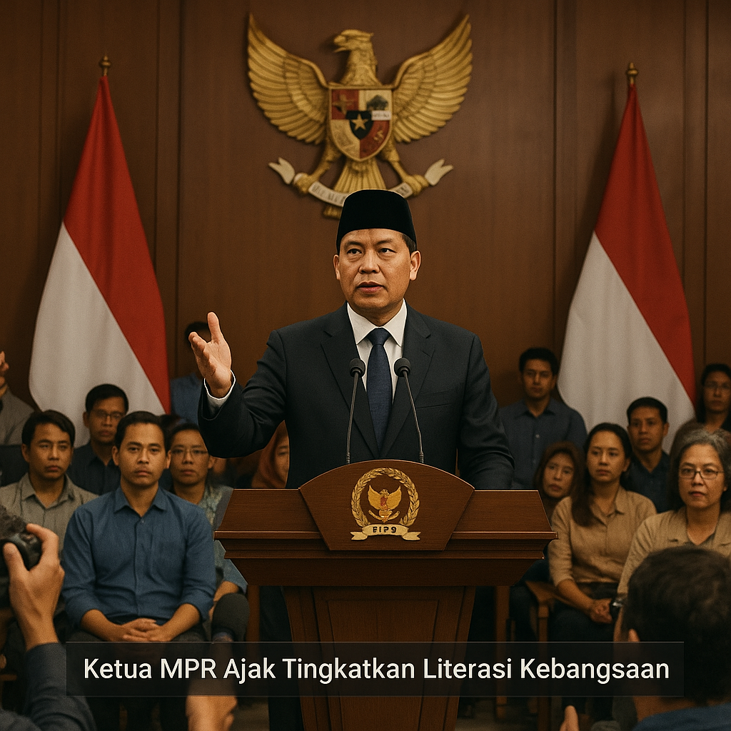 Ketua MPR Ajak Seluruh Komponen Bangsa Tingkatkan Literasi Kebangsaan untuk Perkuat Persatuan