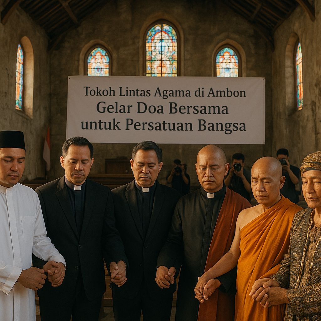 Tokoh Lintas Agama di Ambon Gelar Doa Bersama untuk Persatuan Bangsa