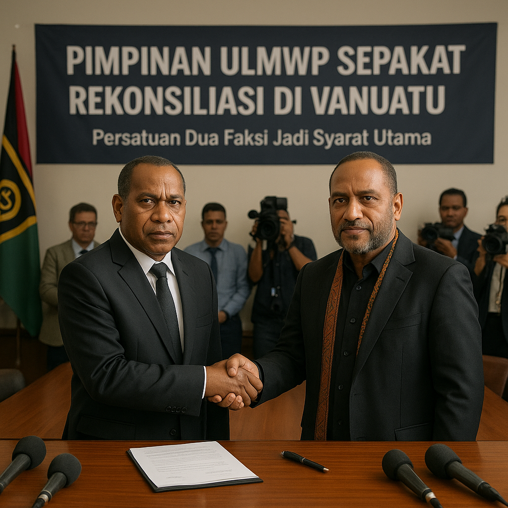 Pimpinan ULMWP Sepakat Rekonsiliasi di Vanuatu November 2026, Persatuan Dua Faksi Jadi Syarat Utama