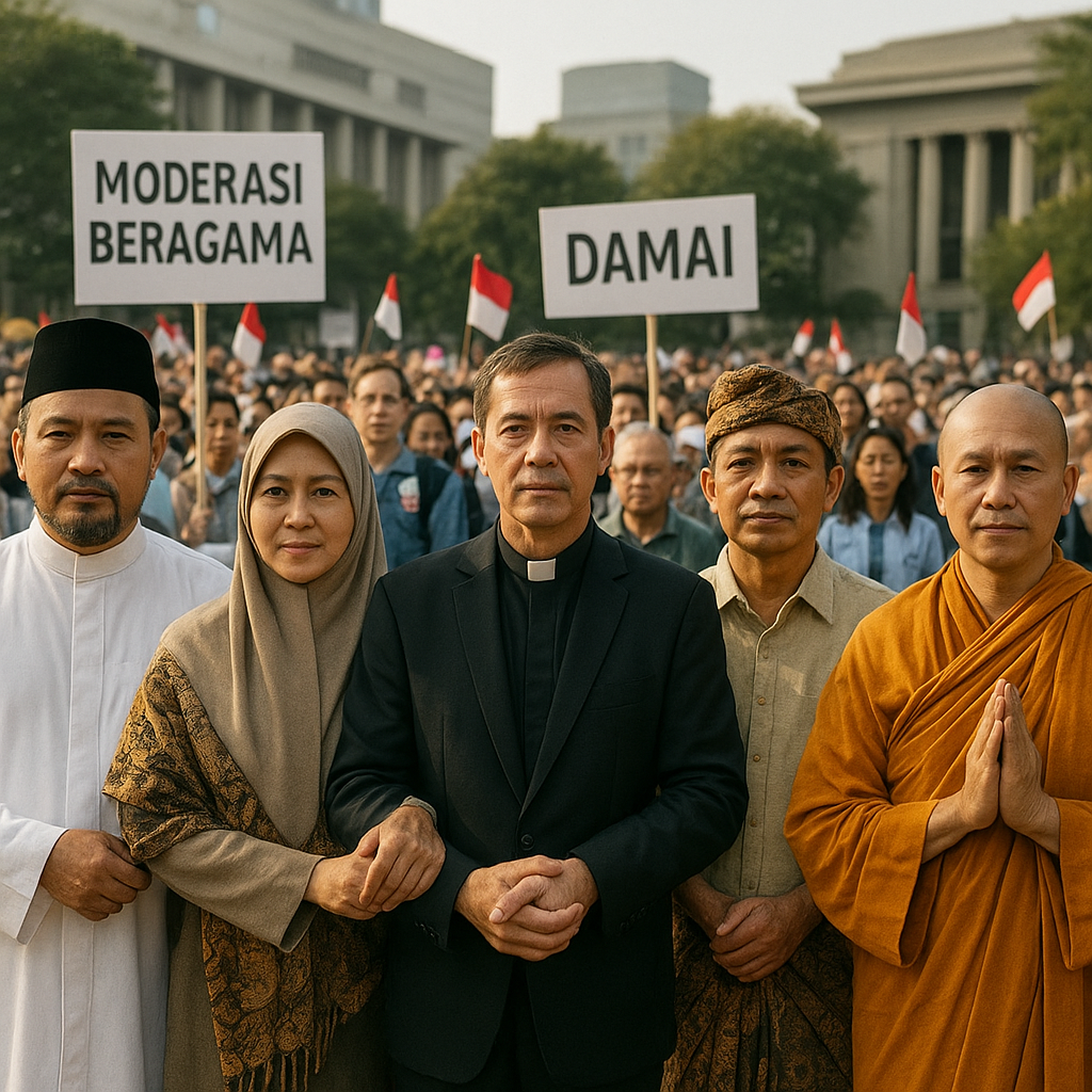 Tokoh Lintas Agama Serukan Moderasi Jelang Demo Damai