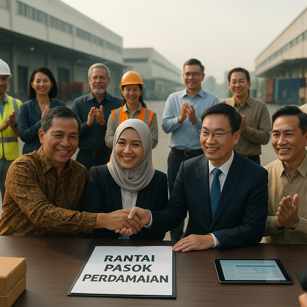 Pengusaha Nasional Inisiasi 'Rantai Pasok Perdamaian' di Kawasan Industri Multietnis