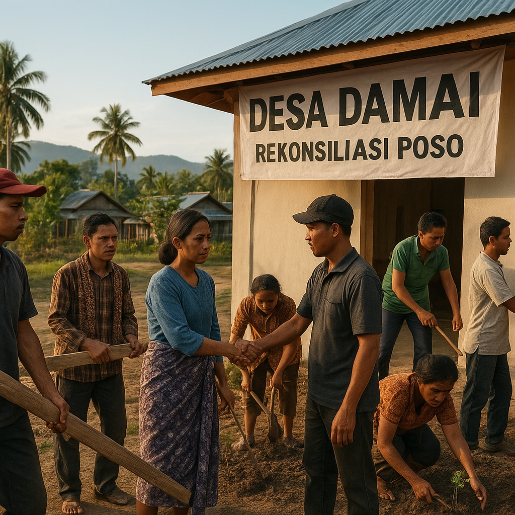 Rekonsiliasi Poso: Mantan Kombatan dan Korban Mulai Bekerja Sama Bangun Desa