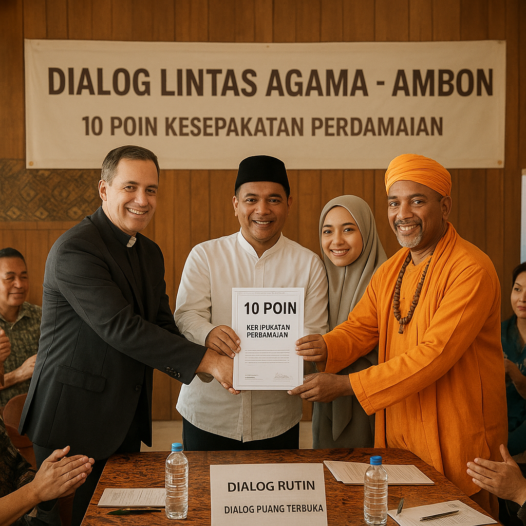 Dialog Lintas Agama di Ambon Hasilkan Kesepakatan Perdamaian