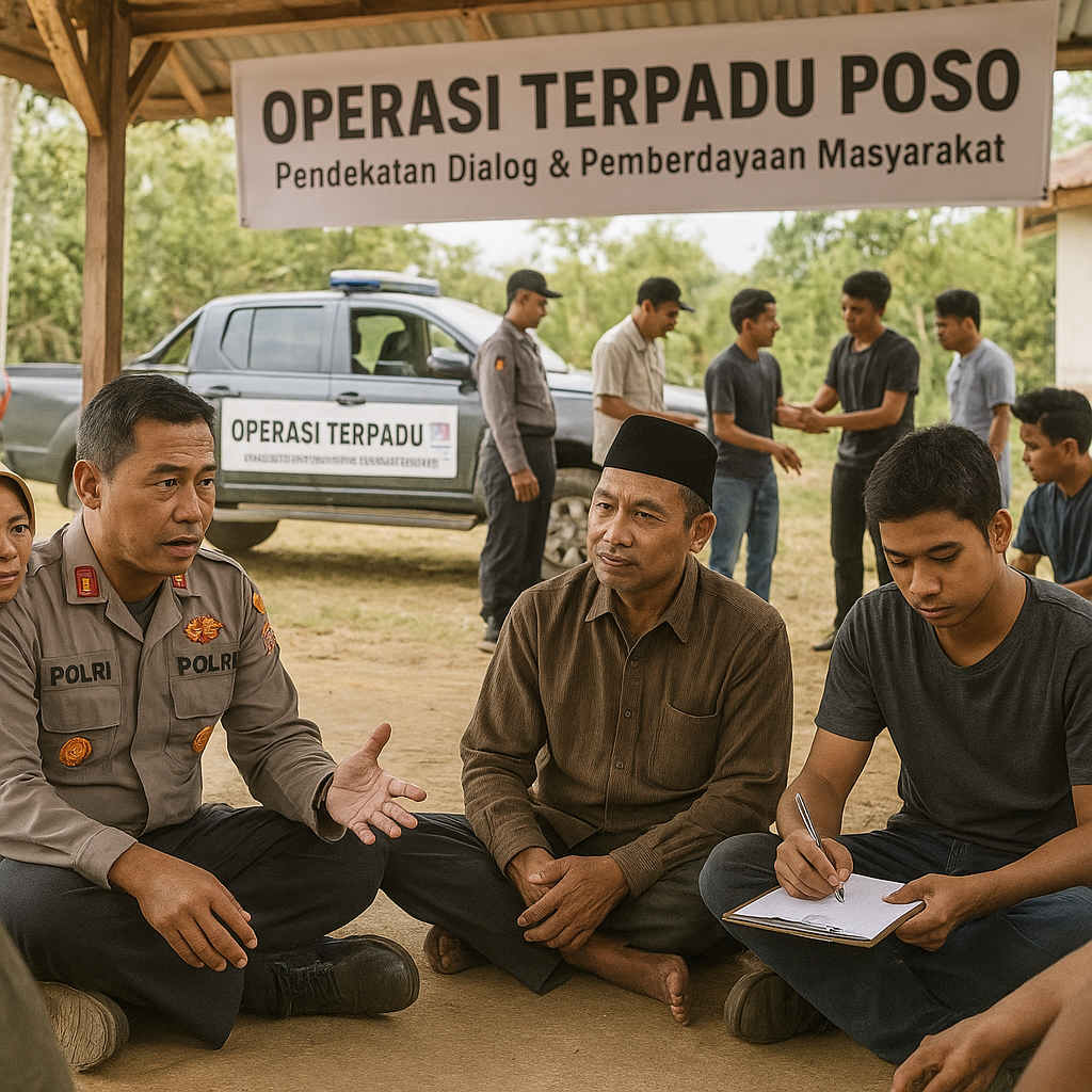 Operasi Terpadu di Poso: Pendekatan Dialog dan Pemberdayaan Masyarakat Jadi Prioritas