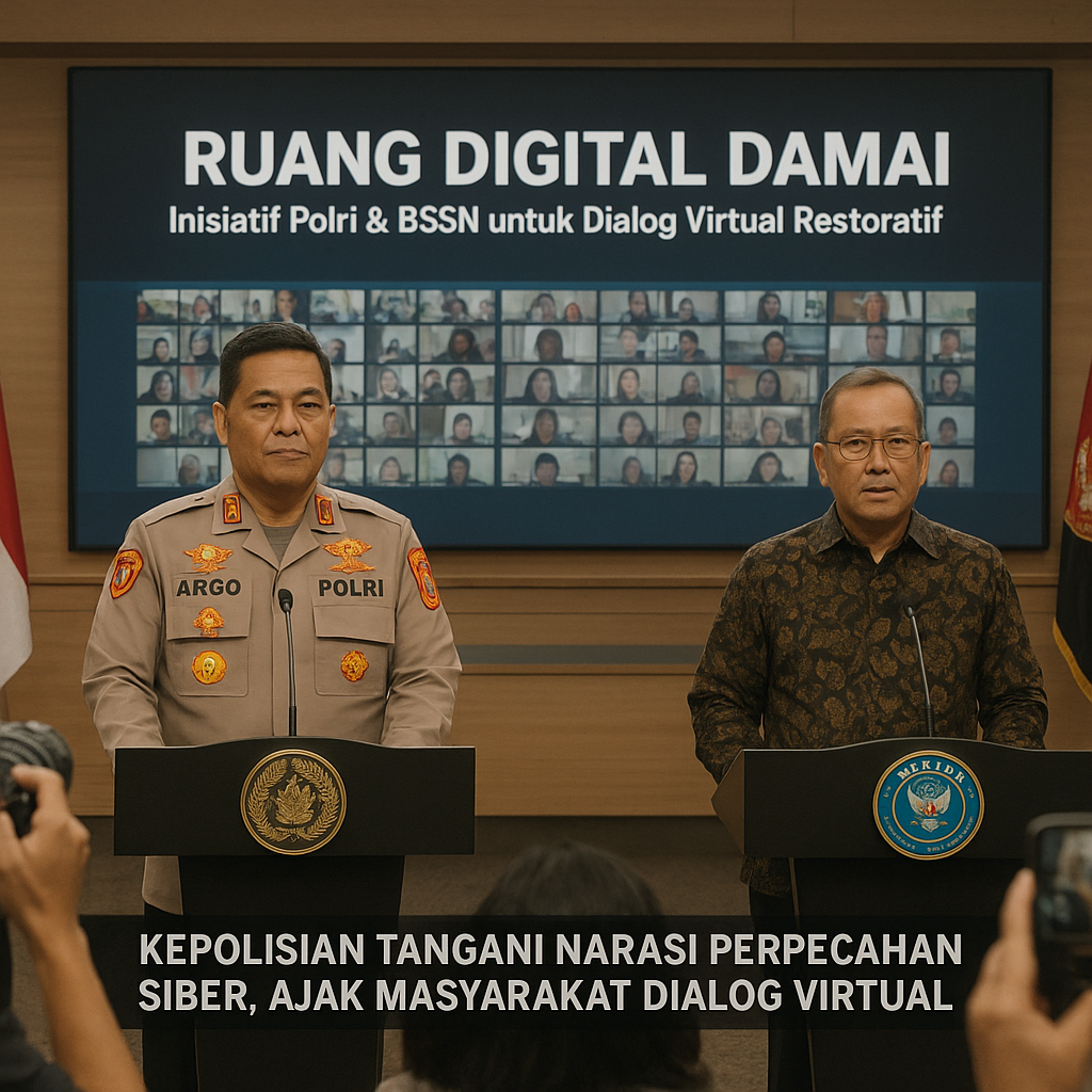 Kepolisian Tangani Narasi Perpecahan Siber, Ajak Masyarakat Dialog Virtual