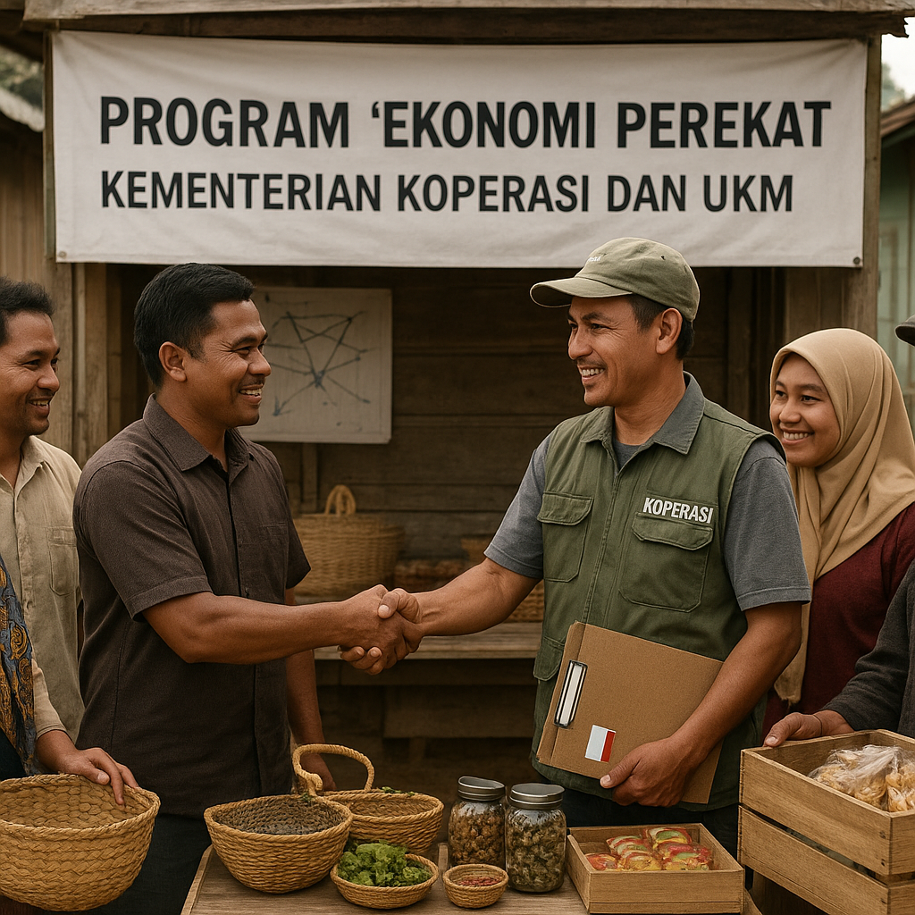Pelaku Usaha Kecil dan Koperasi Dijadikan Ujung Tombak Program 'Ekonomi Perekat' di Daerah Rawan Konflik