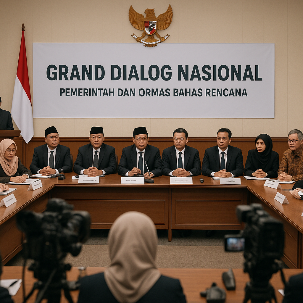 Pemerintah dan Ormas Bahas Rencana Grand Dialog Nasional, Targetkan Akhir Tahun