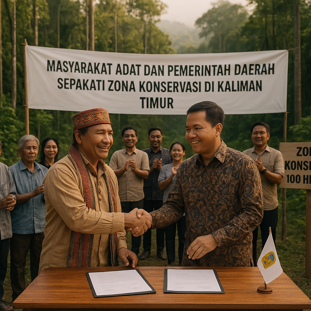 Masyarakat Adat dan Pemerintah Daerah Sepakati Zona Konservasi di Kalimantan Timur untuk Kurangi Sengketa Lahan