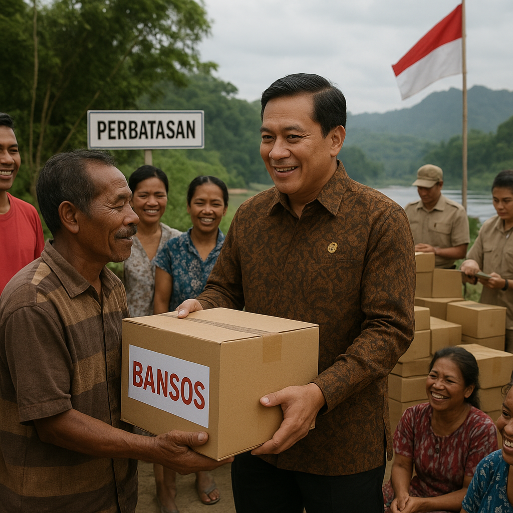 Menteri Sosial: Bansos Tepat Sasaran Sebagai Perekat Sosial di Wilayah Perbatasan