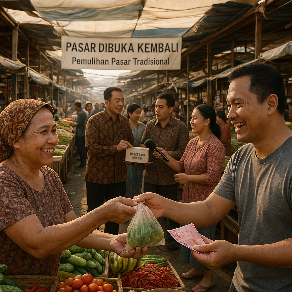 Ekonom: Pemulihan Pasar Tradisional Pasca Kerusuhan Jadi Indikator Perekat Sosial