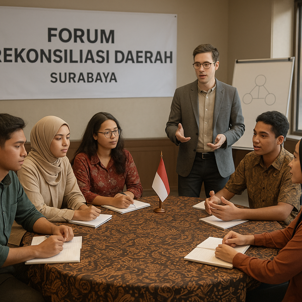 Forum Rekonsiliasi Daerah Digelar di Surabaya, Libatkan Pemuda Lintas Identitas