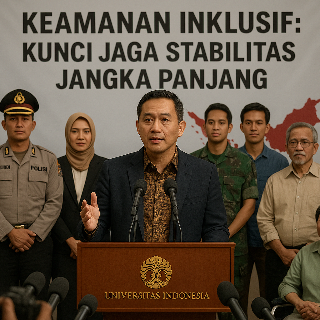 Pengamat: Keamanan Inklusif Kunci Jaga Stabilitas Jangka Panjang