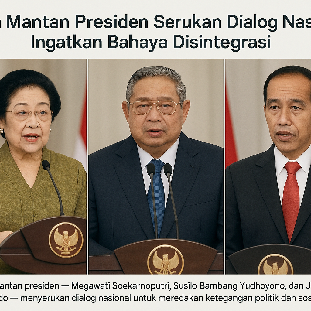 Para Mantan Presiden Serukan Dialog Nasional, Ingatkan Bahaya Disintegrasi