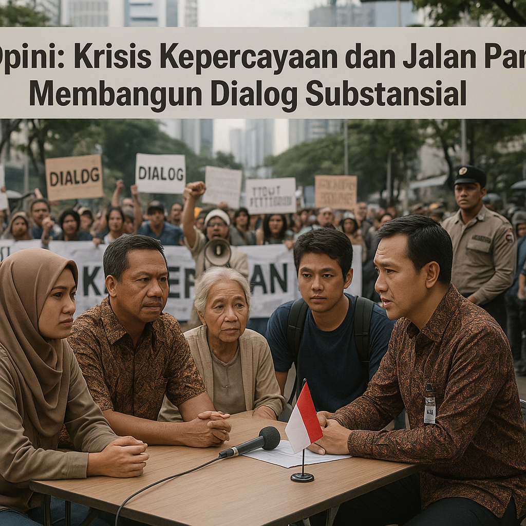 Opini: Krisis Kepercayaan dan Jalan Panjang Membangun Dialog Substansial