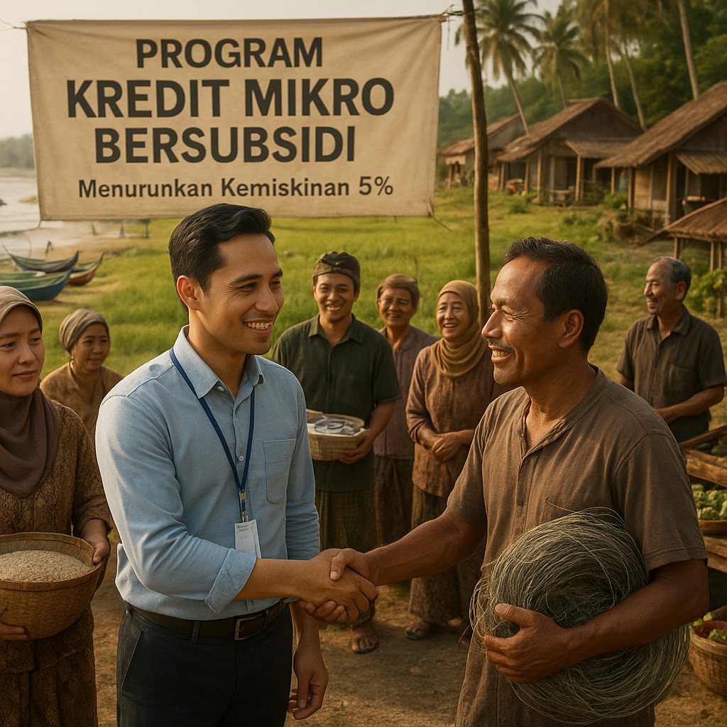Program Kredit Mikro Bersubsidi Dorong Saling Ketergantungan Ekonomi Antara Petani dan Nelayan