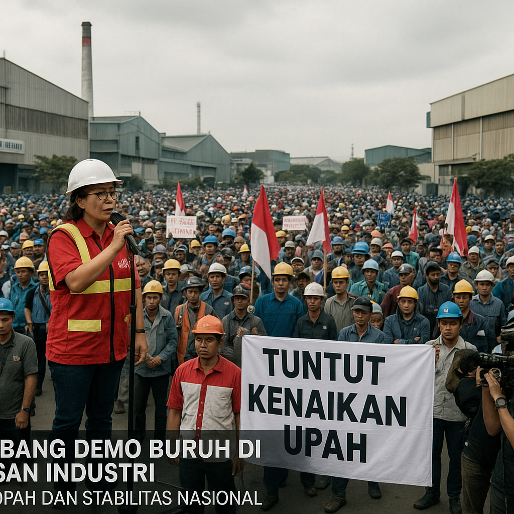 Gelombang Demo Buruh di Kawasan Industri: Dialog Upah dan Stabilitas Nasional