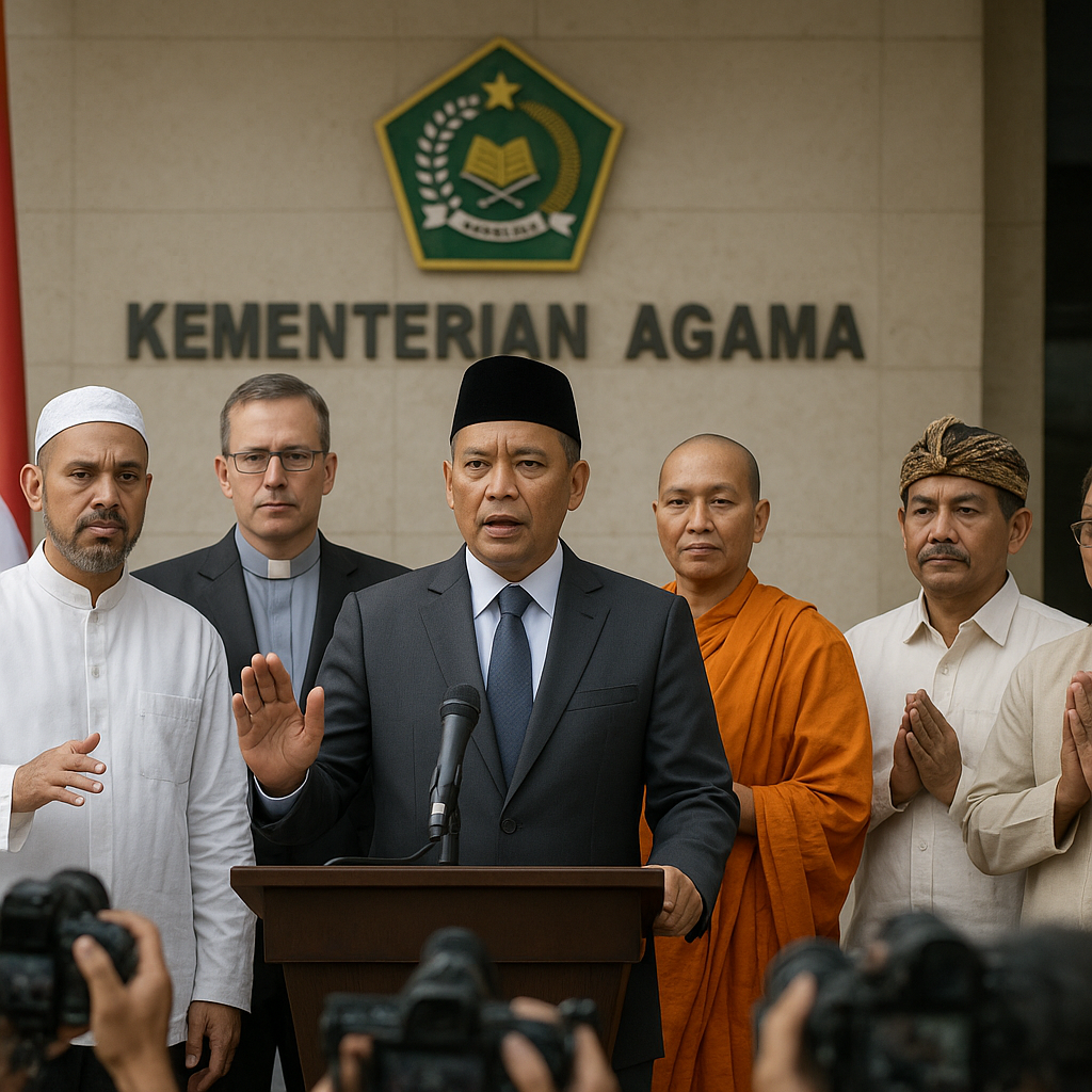 Menag Imbau Tokoh Lintas Agama dan Penyuluh Agama Jadi Penenang Masyarakat Pascademonstrasi