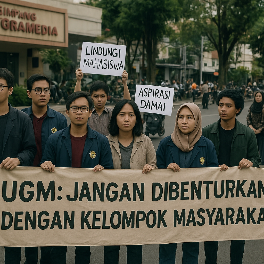UGM Minta Mahasiswa Penyampai Aspirasi Tidak Dibenturkan dengan Kelompok Masyarakat